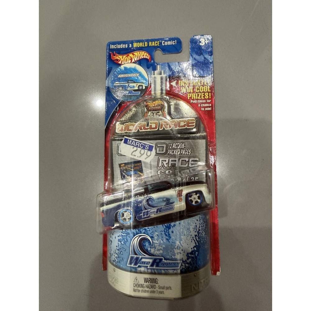 Hot Wheels Highway 35 World Race Switchback Wave Rippers 2/35 w/Comic & Token
